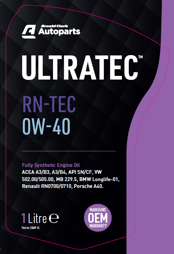 Ultratec RN-TEC 0W-40 1 Litre - E369-1L - 4Boats