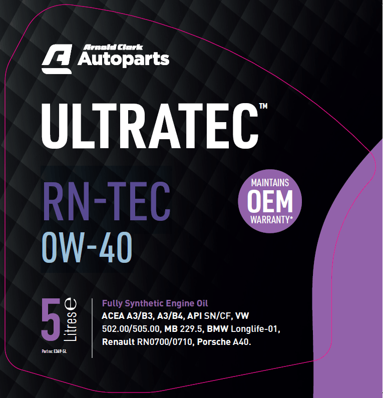 Ultratec RN-TEC 0W-40 5 Litre - E369-5L - 4Boats