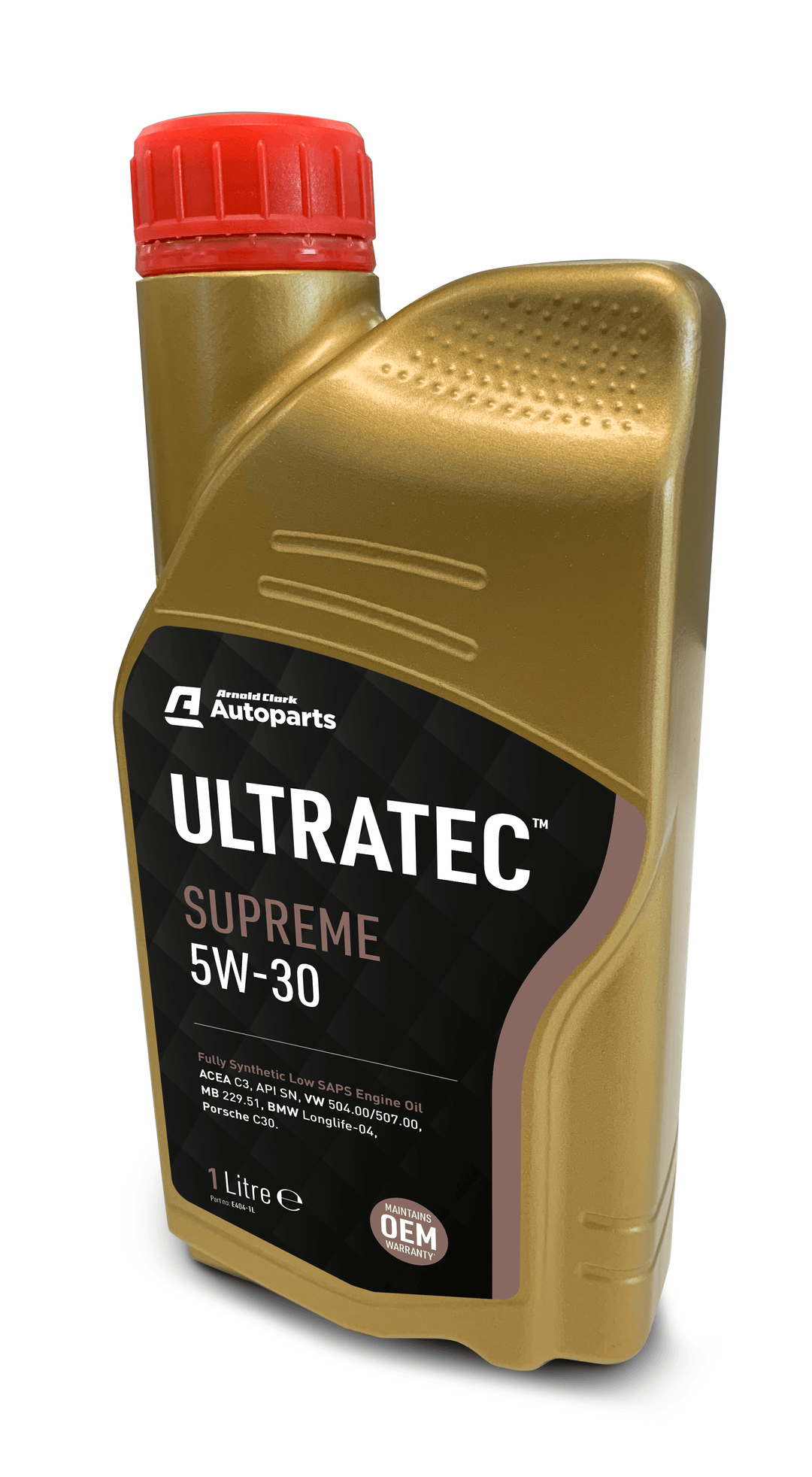 Ultratec Supreme 5W30 Oil 1Litre - E404-1L - 4Boats