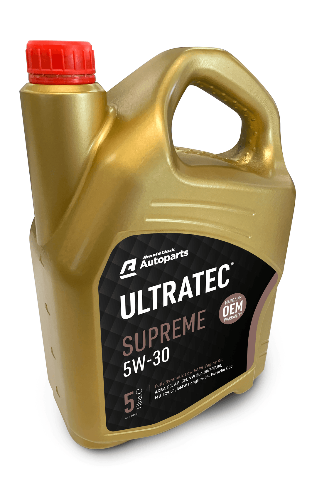 Ultratec Supreme 5W30 Oil 5ltr - E404-5L - 4Boats