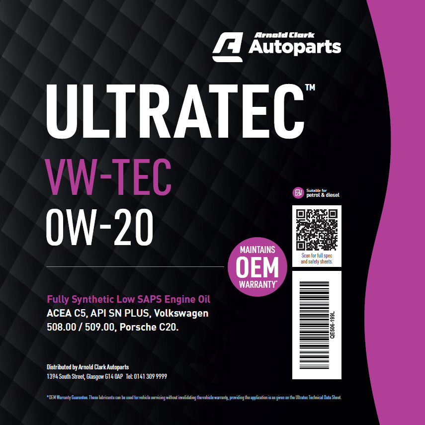 ULTRATEC VW TEC 0W20 - 1L - E506-1L - 4Boats