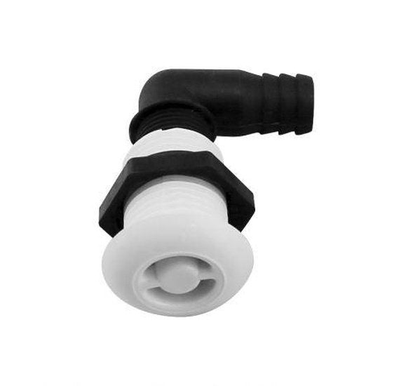 Ventilator For Tank Elbow 90°, Ø16mm Hose, White - 4Boats