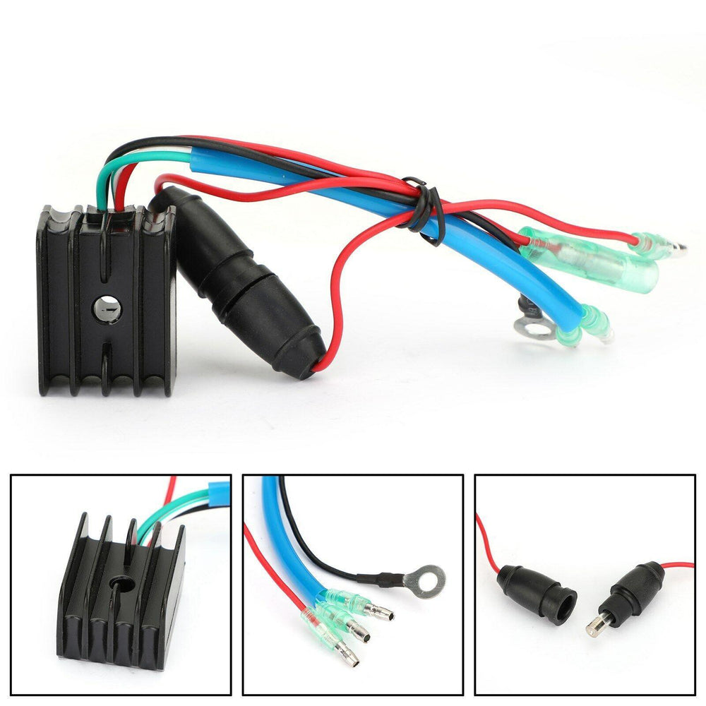 Voltage Rectifier For Yamaha 4-70 HP Outboards 1986-2001 6G1-81970-61 - 4Boats