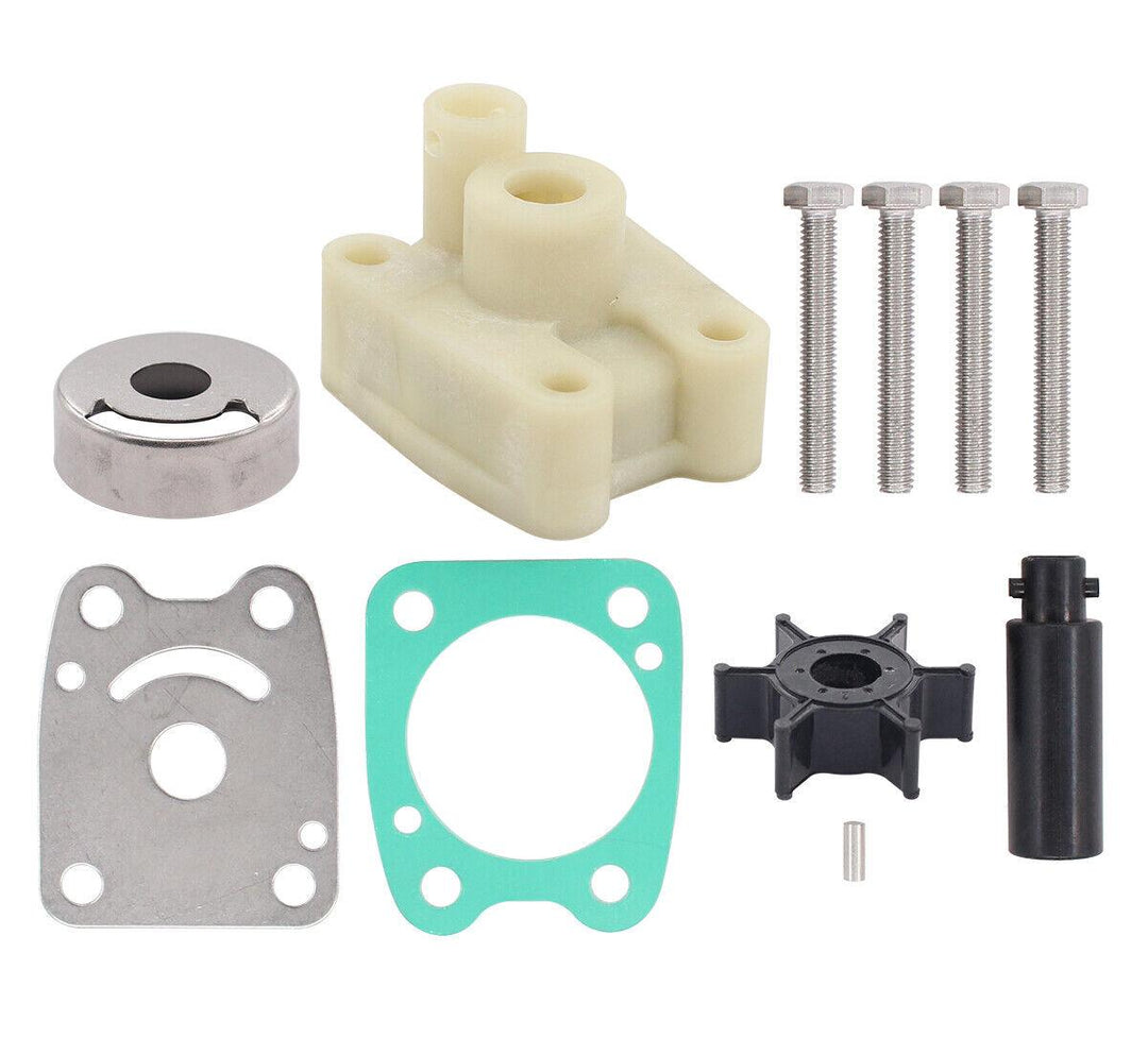 Water Pump Impeller Kit for Yamaha 4hp Outboard 4AC '6e0' 4AS '6e1' 4A 6e2 F4A - 4Boats
