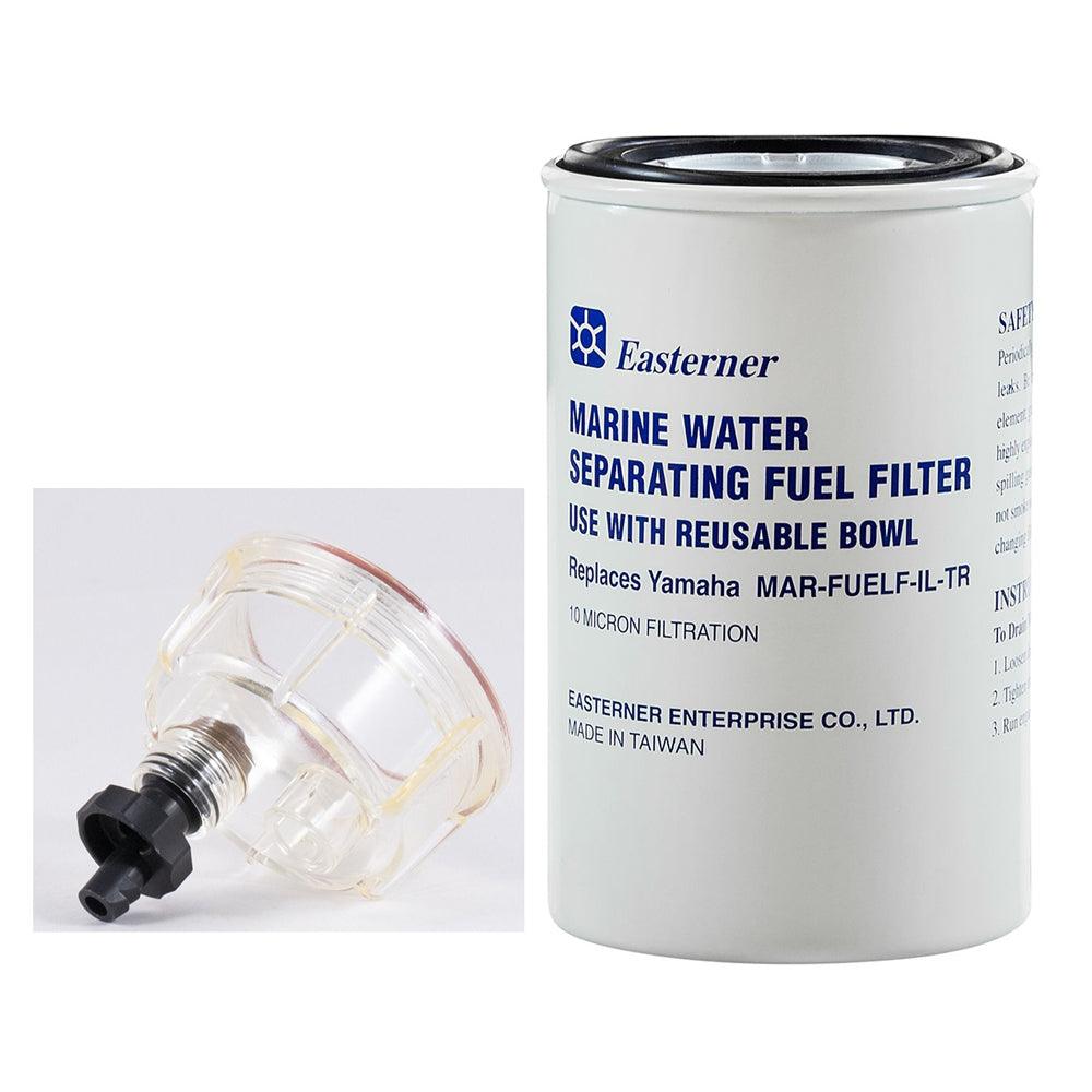 Water Separator Fuel Filter With Reusable Bowl For Yamaha Mar-Fuelf-Il-Tr Outboard - 4Boats