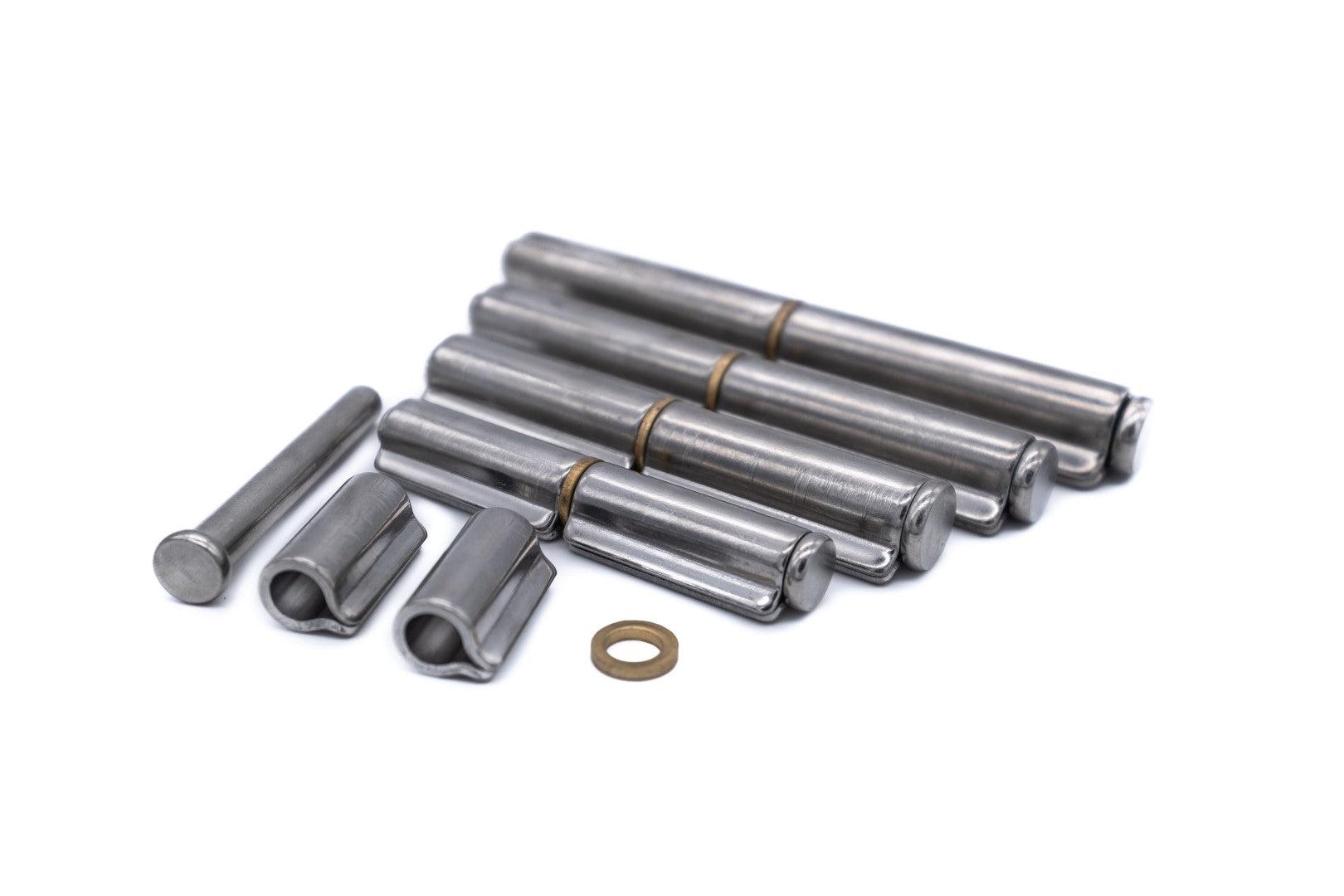 Weld on bullet hinge weldable leaf 304 A2 stainless steel 4Boats