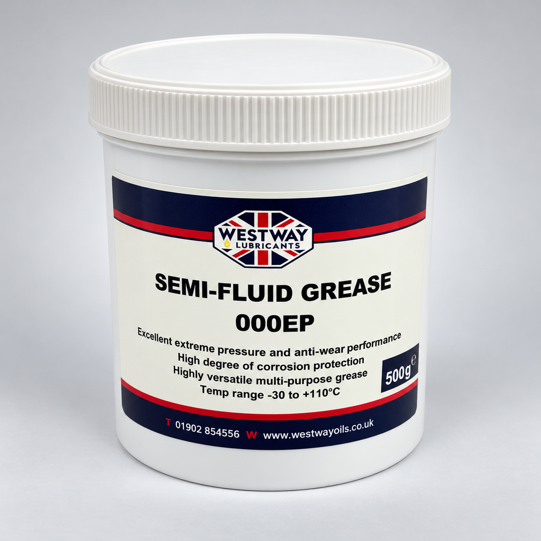 Westway Lubricants 000EP semi-fluid grease 500g tub – NLGI 000 steering box and autolube grease