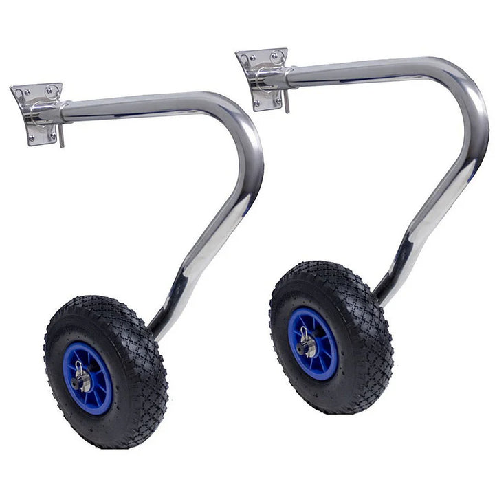Seago Heavy Duty Dinghy Launching Wheels – 316 Stainless Steel, Pneumatic Tyres, 120kg Capacity