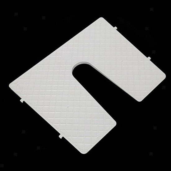 White Plastic Outboard Engine Motor Mounting Transom Pad Protective Boats Yachts - 4Boats