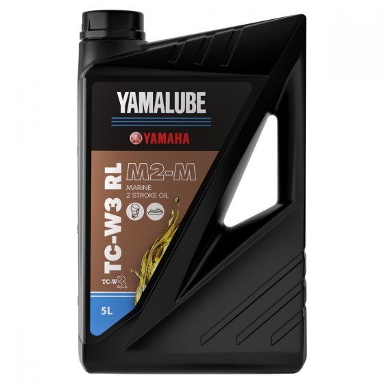 Yamalube Super 2-Stroke 2-M Marine Outboard Oil 5L - NMMA TC-W3 Certified