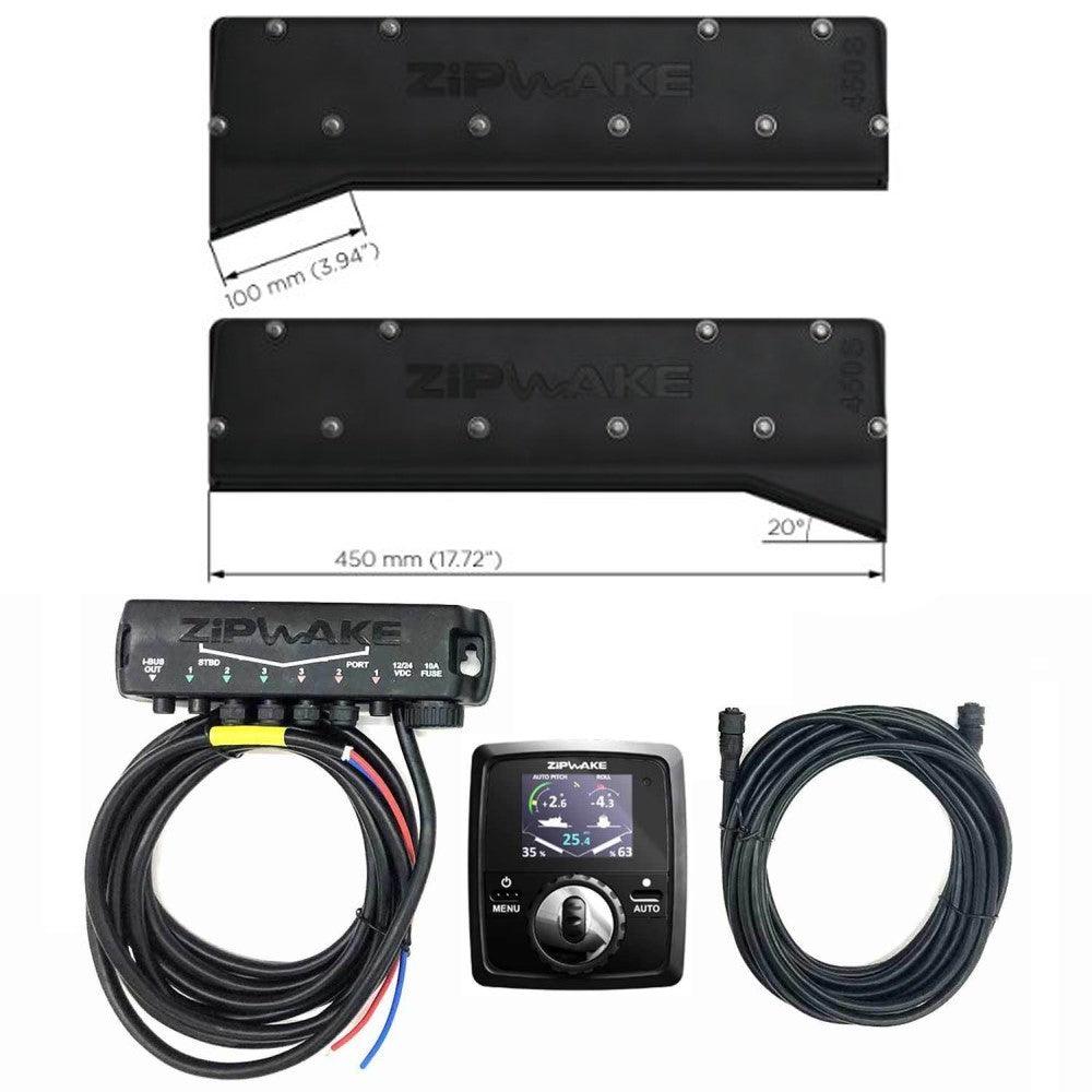 Zipwake Series S Dynamic Trim Control Kit - 450S Chine Interceptor - 4Boats