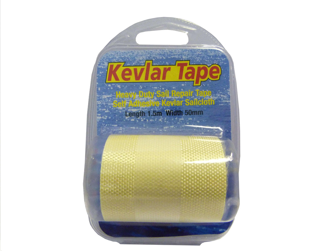 1.5m x 50mm - Gold Kevlar - Extra Heavy Duty Sail Repair Tape - 4Boats