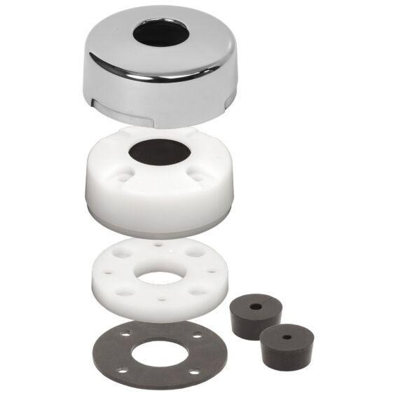 CableClam .625 in SS Cover PreDrilled - 4Boats