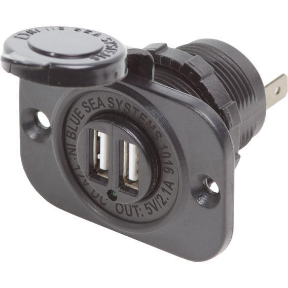 12/24V Dual USB 2.1A Charger - 4Boats