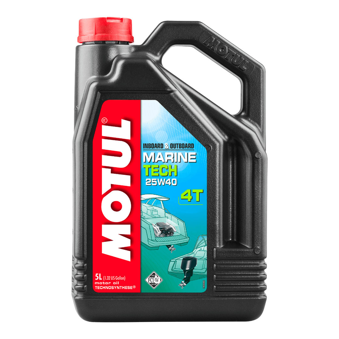 (107716) MARINE TECH 4T 25W40-5L - 4Boats
