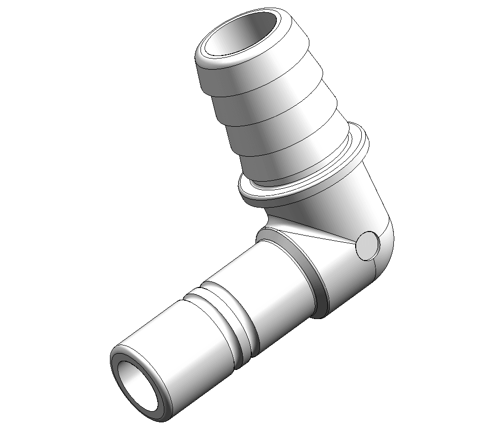 15mm Stem Elbow To 3/4" - 4Boats