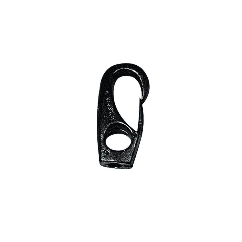 20 x Snap Hook w/Eye Ø10x42mm, f/Ø4mm Cord, Polyam. White - 4Boats