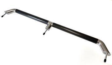 32mm Carbon Handrails x3 Stud Mount (Curved Fitting) - 4Boats