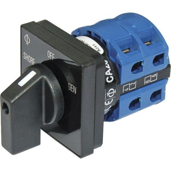 AC Rotary Switch - OFF + 2 Positions 120V AC 30A - 4Boats