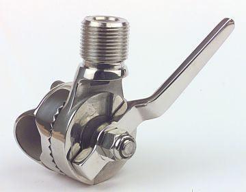 Adjustable Rail Mount Antenna Base - 4Boats