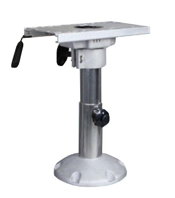 Aluminium Adjustable Pedestal with Slider 13”-17” - 4Boats