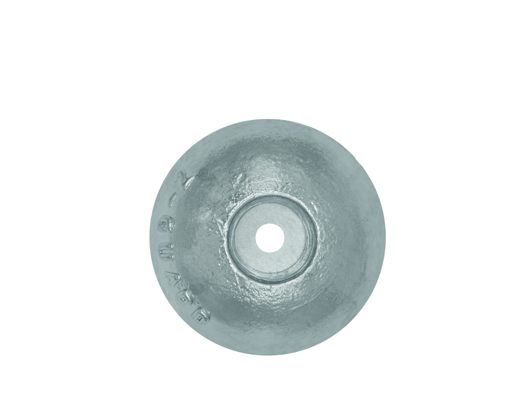 Aluminium Hull Anode Bolt on disc 140MM dia. KIT - 4Boats