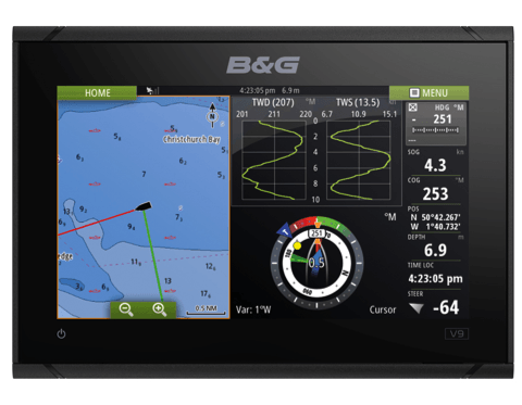 B&G Vulcan 9" Chartplotter with Global Basemap - 4Boats