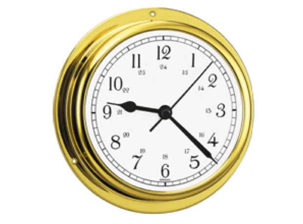 Barigo Viking Clock Brass - 4Boats