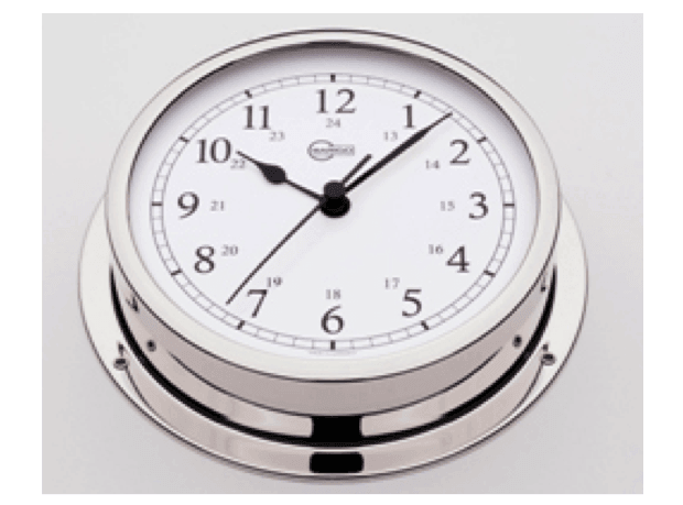 Barigo Viking Clock Chrome - 4Boats