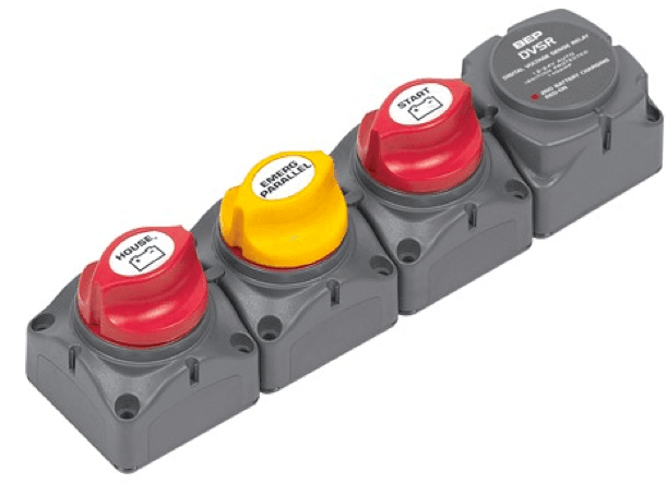 BEP Battery Distribution Cluster - 2 Battery - Horizontal - 4Boats