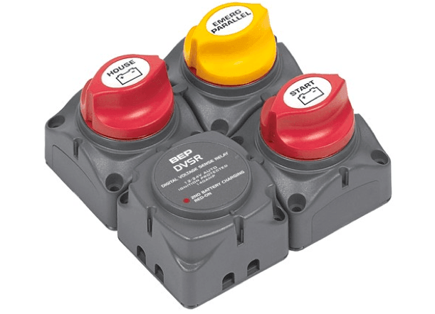 BEP Battery Distribution Cluster - 2 Battery - Square - 150A - 4Boats