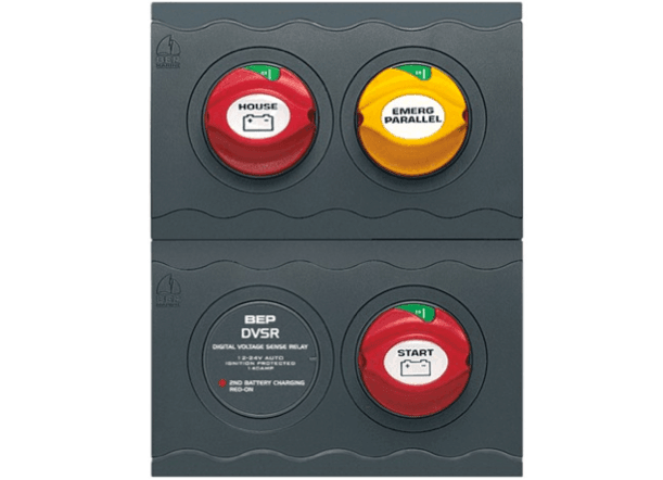 BEP Battery Distribution Panel - 1 Engine - 2 Battery Banks - 4Boats