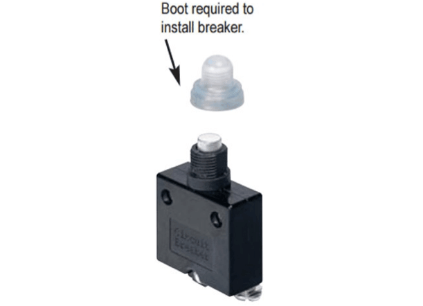 BEP CLB Push Rest Circuit Breaker - 7 Sizes - 4Boats