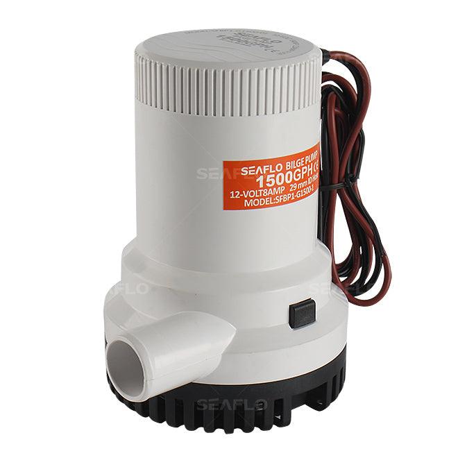 BILGE PUMP 1500GPH 12V Seaflo Bilge Pump - 4Boats