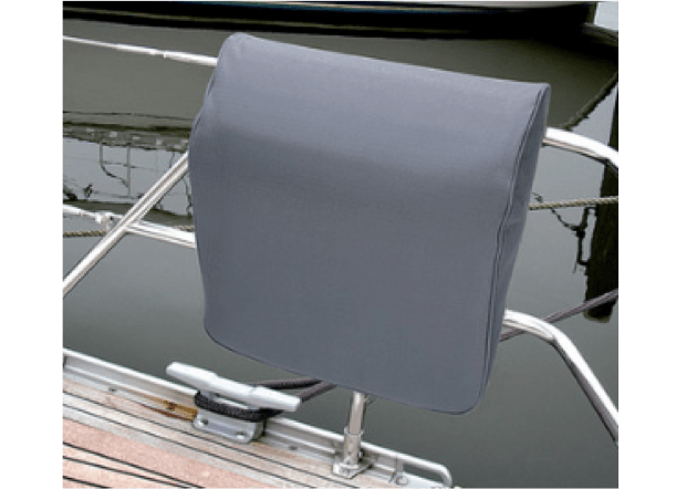 Blue Performance Railing Cushion - 4Boats