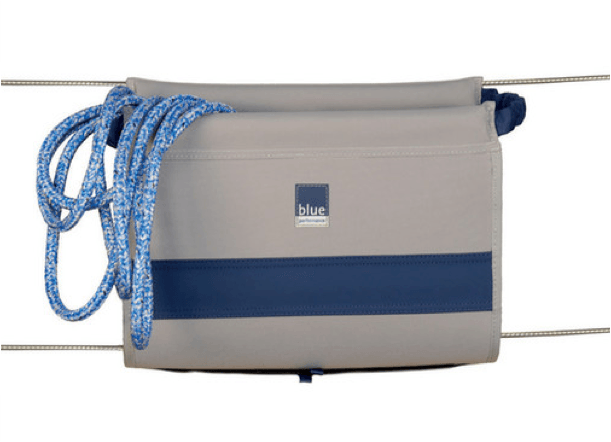 Blue Performance Sea Rail Bag Standard with Integrated Raincover - Medium & Large - 4Boats