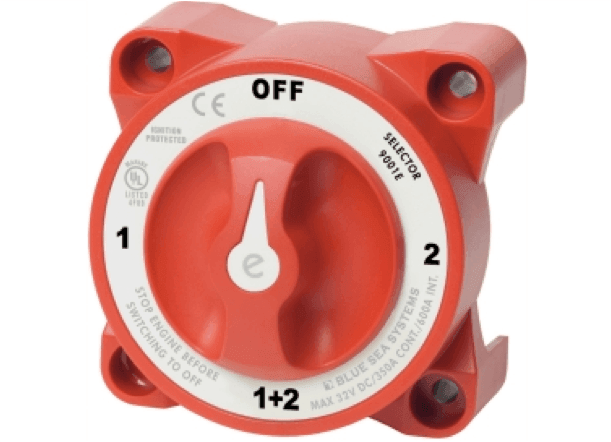 Blue Sea E Series Battery Switch E Selector - 4Boats