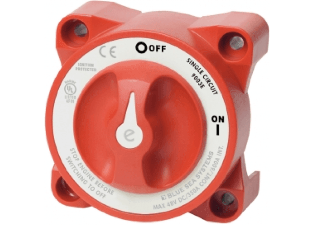 Blue Sea E Series Battery Switch - On/Off - 4Boats