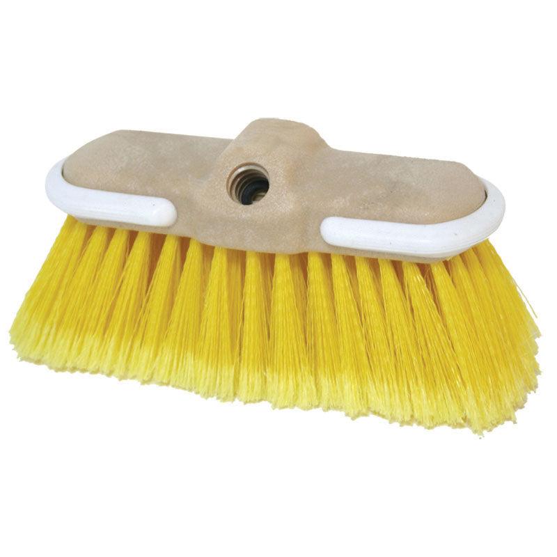 Boat wash brush 'flow Thru', Medium Bristle H: 6,5cm - yellow - 4Boats