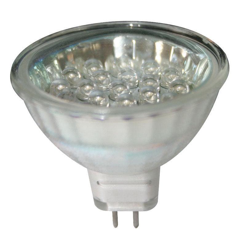 Bulb 12V, LED, MR16, G5.3, cool white ? 10 SMDs,50x45mm - 4Boats