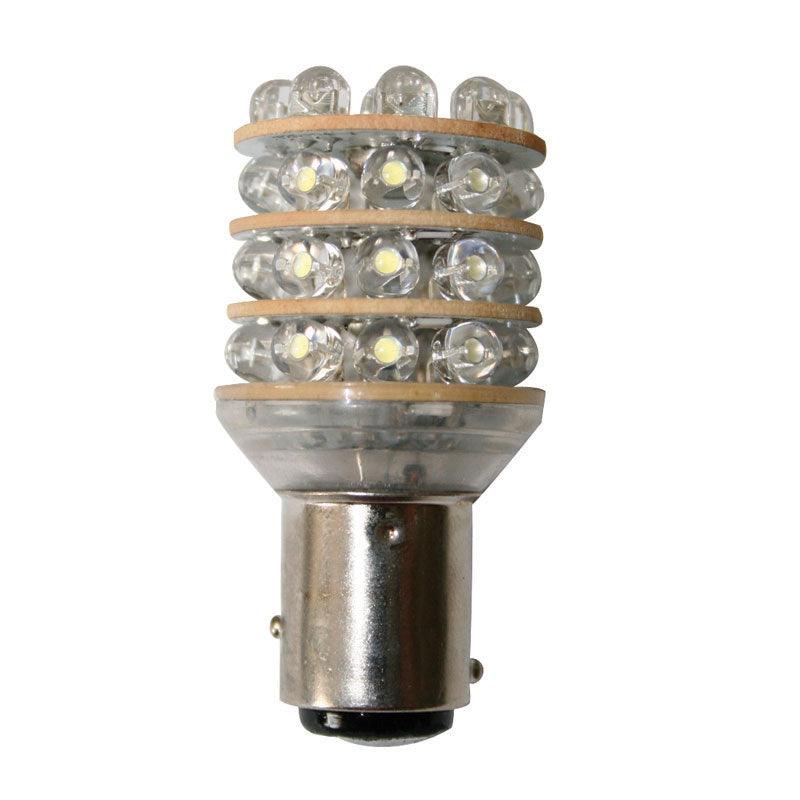 Bulb 12V, LED, T25 BAY15D, cool white - 36 LEDs, 15x52,5 - 4Boats