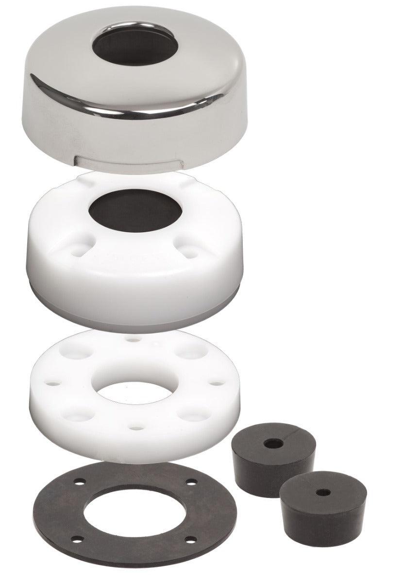 CableClam .825 in SS Cover PreDrilled - 4Boats