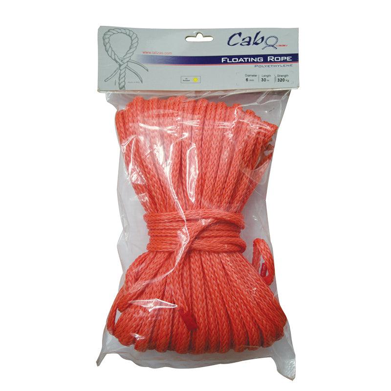 CABO Floating Rope Diam. 6mm, L 30m, orange - 4Boats