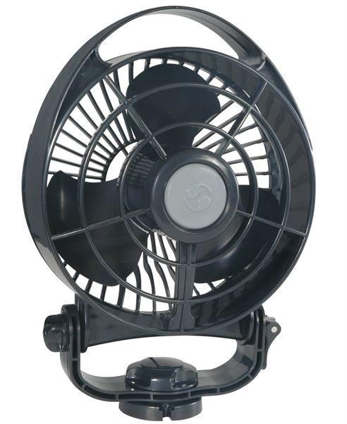 Caframo Bora - Black 12V - Quiet Powerful Fan - 4Boats