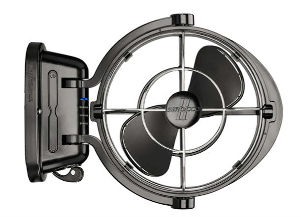 Caframo Sirocco 2 Fan 12/24v - White or Black - New 2023 Model -Both Colours In Stock - 4Boats