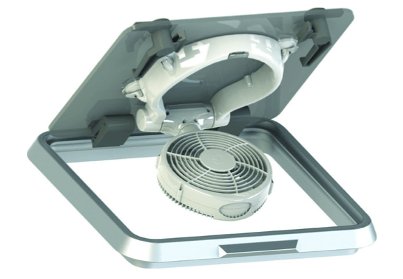 Caframo Taku - Hatch Mounted Fan White 12v - 4Boats