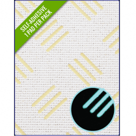 Checker White/Blue Glow 275 x 135 x 3mm - 4Boats