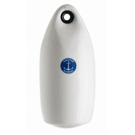 Chubby/Single Eye Fenders 13 x 23 (5 x 9) White - 4Boats