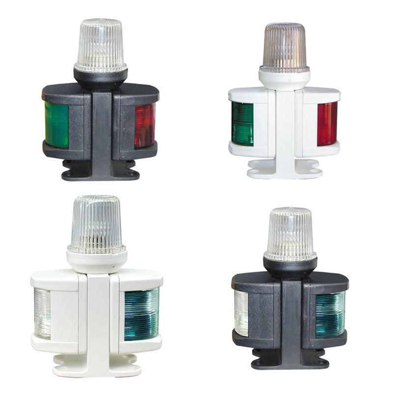 CLASSIC 12 All-round & Stern & Bi-colour Light, with black housing - 4Boats