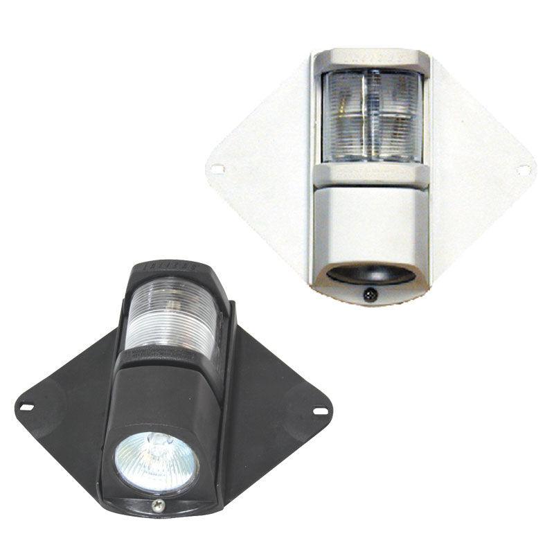 CLASSIC 12 Masthead Light & Deck Light 225ø, with black housing - 4Boats